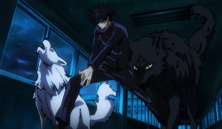 cães divinos, shikigamis, jujutsu kaisen, Ep. 01 - T.01 - Ryomen Sukuna crítica