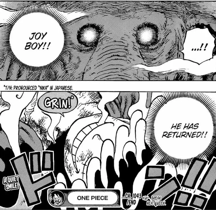 zunesha no Mangá 1043 de One Piece revela identidade de Joy Boy e acaba com mistério de uma década
