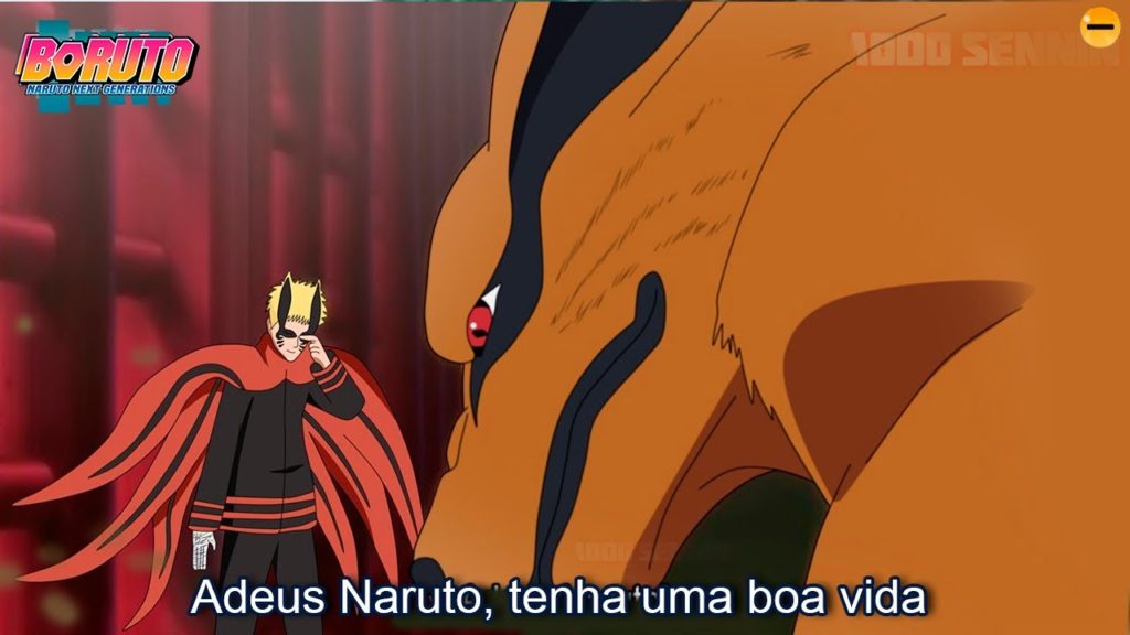 'Adeus Naruto, tenha uma boa vida' - Kurama