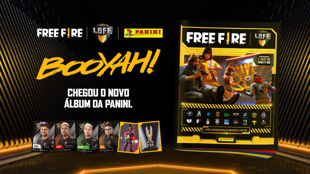 Free Fire ganha álbum de figurinhas pela Editora Panini.