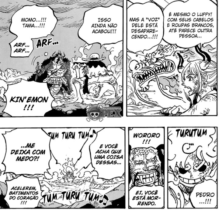 Mangá 1045 de 'One Piece' vaza e revela luta 'Luffy no Gear 5